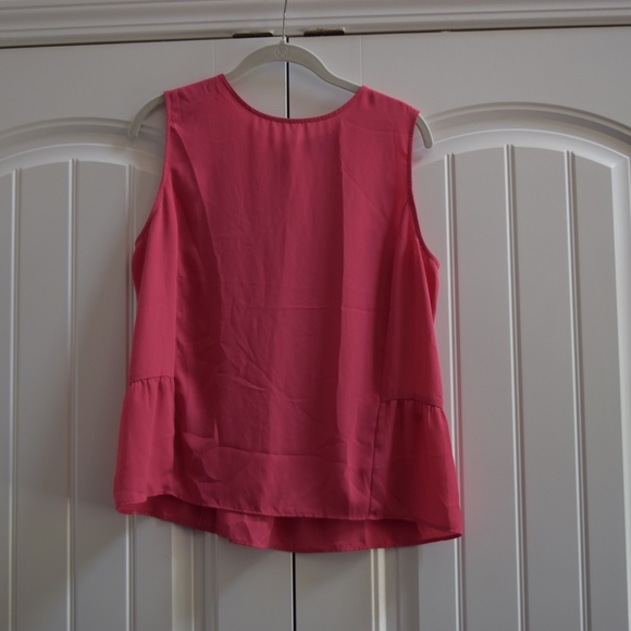 The Limited Blouse Peplum Ruffle - Size M - Pink - Picture 6 of 9